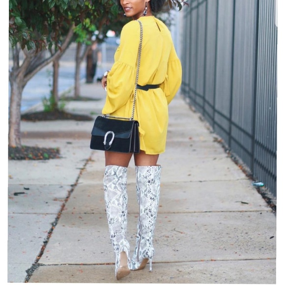 💖 last 7 💖 Python Print Pointy Toe Stiletto - Picture 5 of 8